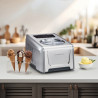 Машина за сладолед Cuisinart Freeze Ease Pro ICE150E, 150W, 1.5 л, 3 степени, 4 програми, Компресор, Инокс
