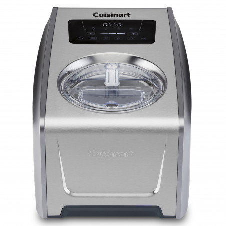 Машина за сладолед Cuisinart Freeze Ease Pro ICE150E, 150W, 1.5 л, 3 степени, 4 програми, Компресор, Инокс