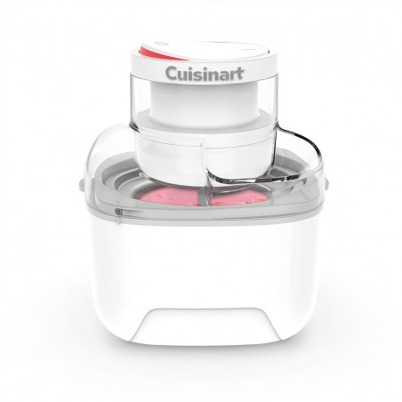 Машина за сладолед Cuisinart Solo Scoops ICEM10E, 25W, 475 мл, До 8 топки сладолед, Бял