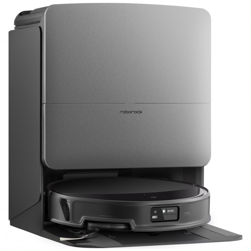 Прахосмукачка робот Roborock Saros 20 Black, 65W, 36000 Pa, 259 мл/2.5 л, AdaptiLift 3.0, Сухо и мокро почистване, StarSight 2.0, 200 мин автономност, Черен