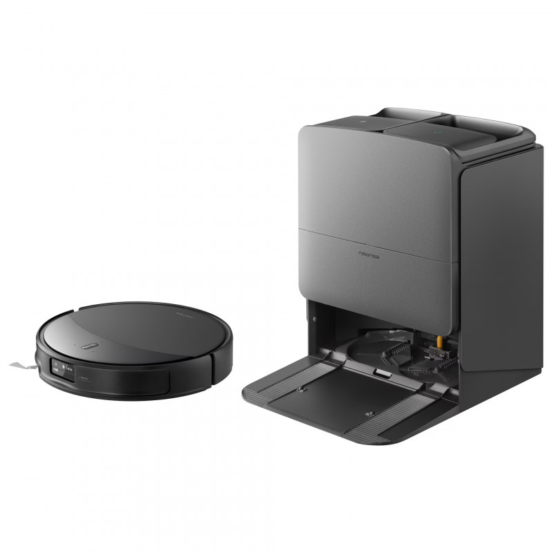 Прахосмукачка робот Roborock Saros 20 Black, 65W, 36000 Pa, 259 мл/2.5 л, AdaptiLift 3.0, Сухо и мокро почистване, StarSight 2.0, 200 мин автономност, Черен