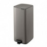 Кош за боклук Brabantia Bo Pedal 1010129, 30 л, Леко затваряне, Противоплъзгаща основа, Сив
