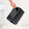 Кош за боклук Brabantia Bo Pedal 1010136, 4 л, Леко затваряне, Противоплъзгаща основа, Черен