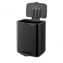 Кош за боклук Brabantia Bo Pedal 1010138, 12 л, Леко затваряне, Противоплъзгаща основа, Сив