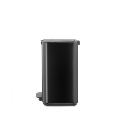 Кош за боклук Brabantia Bo Pedal 1010138, 12 л, Леко затваряне, Противоплъзгаща основа, Сив
