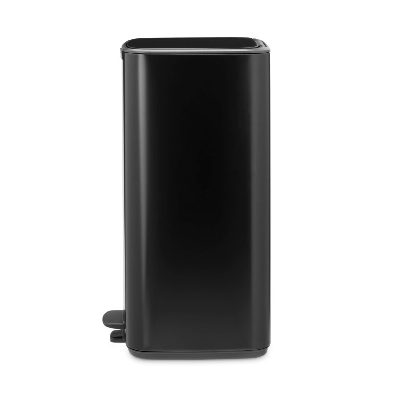 Кош за боклук Brabantia Bo Pedal 1010139, 30 л, Леко затваряне, Противоплъзгаща основа, Черен