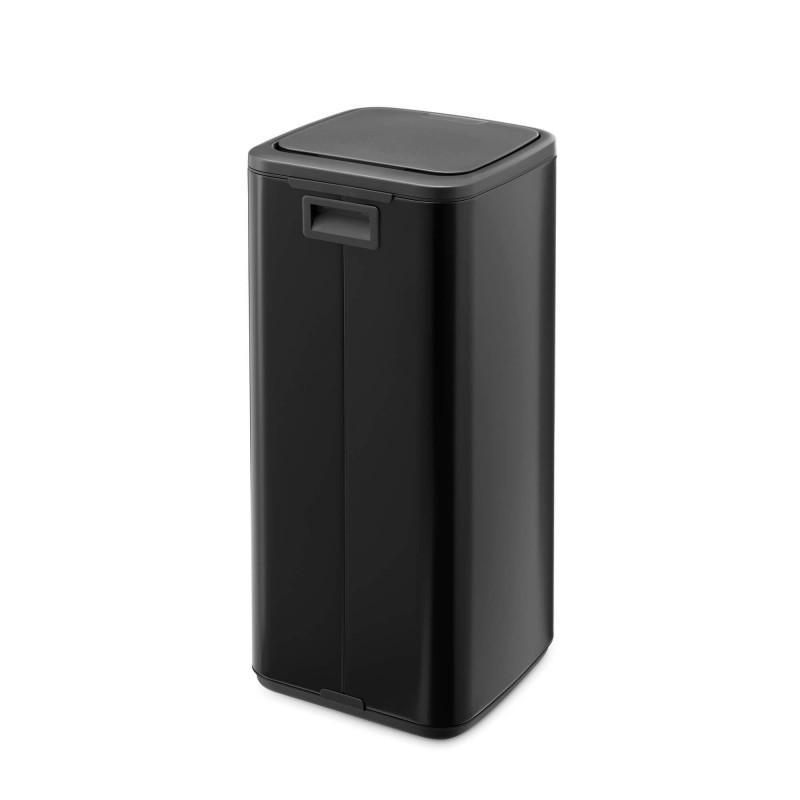 Кош за боклук Brabantia Bo Touch 1010140, 30 л, Плавно и безшумно отваряне, Голям отвор, Черен