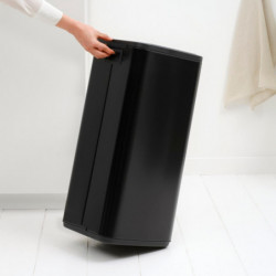 Кош за боклук Brabantia Bo Touch 1010140, 30 л, Плавно и безшумно отваряне, Голям отвор, Черен