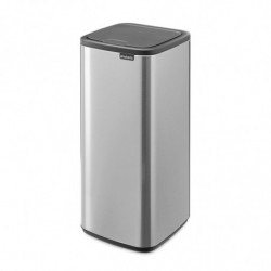 Кош за боклук Brabantia Bo Touch 1010145, 30 л, Плавно и безшумно отваряне, Голям отвор, Устойчив на пръстови отпечатъци, Инокс/Мат
