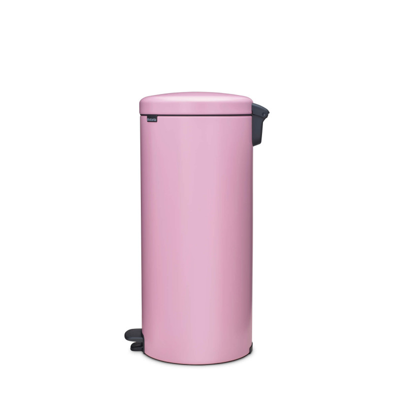 Кош за боклук с педал Brabantia NewIcon 1010443, 30 л, Плавно затваряне, Противоплъзгаща основа, Розов