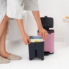Кош за боклук Brabantia Bo Pedal 1010444, 4 л, Леко затваряне, Противоплъзгаща основа, Розов