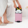Кош за боклук Brabantia Bo Pedal 1010444, 4 л, Леко затваряне, Противоплъзгаща основа, Розов