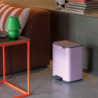 Кош за боклук Brabantia Bo Pedal 1010446, 12 л, Леко затваряне, Противоплъзгаща основа, Розов