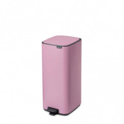 Кош за боклук Brabantia Bo Pedal 1010447, 30 л, Леко затваряне, Противоплъзгаща основа, Розов