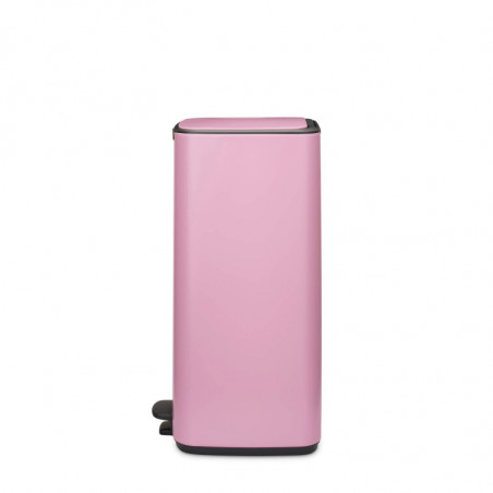 Кош за боклук Brabantia Bo Pedal 1010447, 30 л, Леко затваряне, Противоплъзгаща основа, Розов