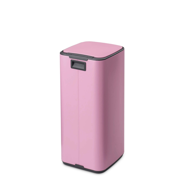 Кош за боклук Brabantia Bo Pedal 1010447, 30 л, Леко затваряне, Противоплъзгаща основа, Розов
