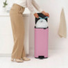Кош за боклук Brabantia Bo Pedal 1010447, 30 л, Леко затваряне, Противоплъзгаща основа, Розов