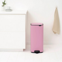 Кош за боклук Brabantia Bo Pedal 1010447, 30 л, Леко затваряне, Противоплъзгаща основа, Розов