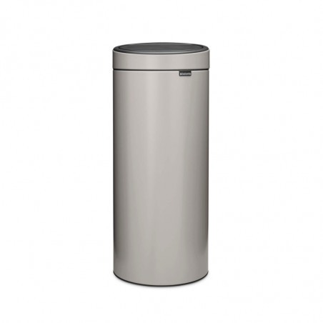 Кош за боклук Brabantia Touch Bin New 1010459, 30 л, Безшумно и плавно затваряне, Светлосив