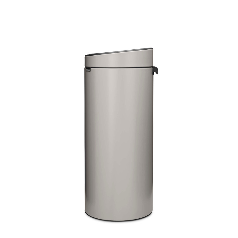 Кош за боклук Brabantia Touch Bin New 1010459, 30 л, Безшумно и плавно затваряне, Светлосив