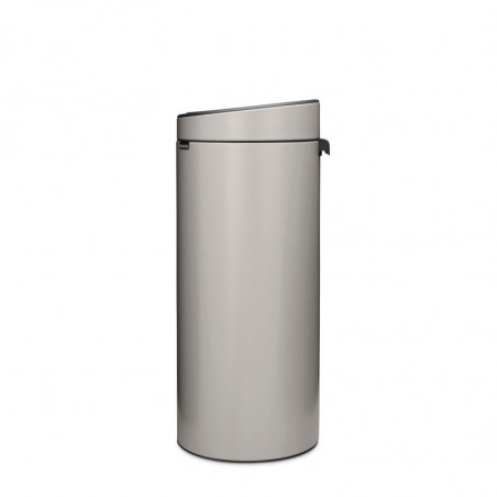 Кош за боклук Brabantia Touch Bin New 1010459, 30 л, Безшумно и плавно затваряне, Светлосив