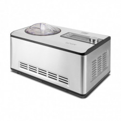 Машина за сладолед и йогурт Caso IceCreamer 3298, 180W, 2 л, 4 програми, LED, Без предварително охлаждане, Компресор, Инокс