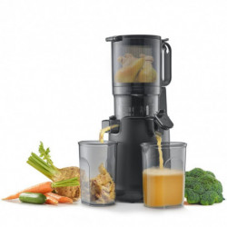 Бавна сокоизтисквачка Caso Juice Fit Pro, 250W, 1 л, 40 об/мин, Safety Stop, Тиха работа, Черен мат