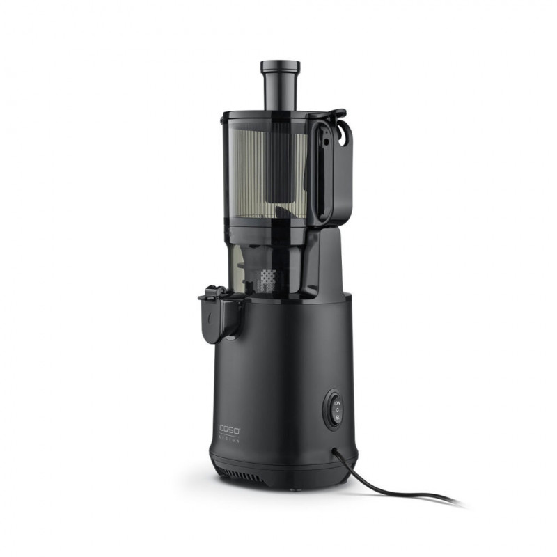 Бавна сокоизтисквачка Caso Juice Fit Pro, 250W, 1 л, 40 об/мин, Safety Stop, Тиха работа, Черен мат