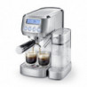 Еспресо машина Caso Gourmet Latte, 1350W, 20 bar, 1.3 л, ULKA, 6 програми, Предварително запарване, Портафилтър, ESE, Инокс