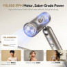 Сешоар Dreame Pocket AHD51-TG Pro, 1300W, 110 000 об/мин, 70 м/с, 2 скорости, 5 темп., NTC, Coanda, Сгъваем, Титаниево-златист