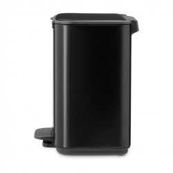 Кош за боклук Brabantia Bo Pedal 1010136, 4 л, Леко затваряне, Противоплъзгаща основа, Черен