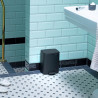 Кош за боклук Brabantia Bo Pedal 1010131, 4 л, Леко затваряне, Противоплъзгаща основа, Минерално покритие, Тъмносив
