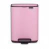 Кош за боклук Brabantia Bo Pedal 1010444, 4 л, Леко затваряне, Противоплъзгаща основа, Розов