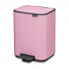 Кош за боклук Brabantia Bo Pedal 1010444, 4 л, Леко затваряне, Противоплъзгаща основа, Розов
