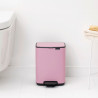 Кош за боклук Brabantia Bo Pedal 1010444, 4 л, Леко затваряне, Противоплъзгаща основа, Розов
