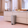 Кош за боклук Brabantia Bo Pedal 1010144, 30 л, Леко затваряне, Противоплъзгаща основа, Устойчив на пръстови отпечатъци, Инокс/Мат