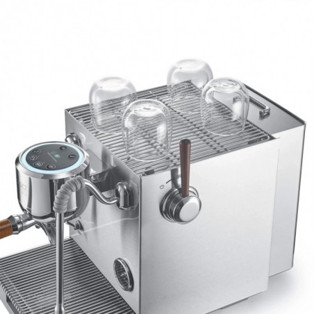 Еспресо машина Caso Design EspressoGourmet Advanced, 3000W, 19 bar, 2 л, ULKA, PID, Манометър, Полупрофесионална, Инокс