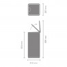 Кош за боклук Brabantia Bo Touch 1010140, 30 л, Плавно и безшумно отваряне, Голям отвор, Черен