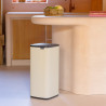 Кош за боклук Brabantia Bo Touch 1010125, 30 л, Плавно и безшумно отваряне, Голям отвор, Бежов