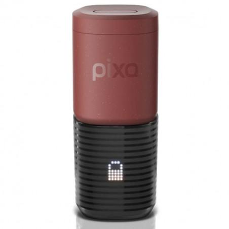 Преносима еспресо машина Wacaco Pixapresso, 20 bar, 9000 mAh, 120 мл, Мляно + капсули, LED тъч контрол, Червен