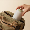 Термочаша Outin Travel Tumbler, 350 мл, Топло 6ч, Студено 12ч, Неръждаема стомана 316L, Двойни стени, Вакуумна изолация, Пясъчно бял