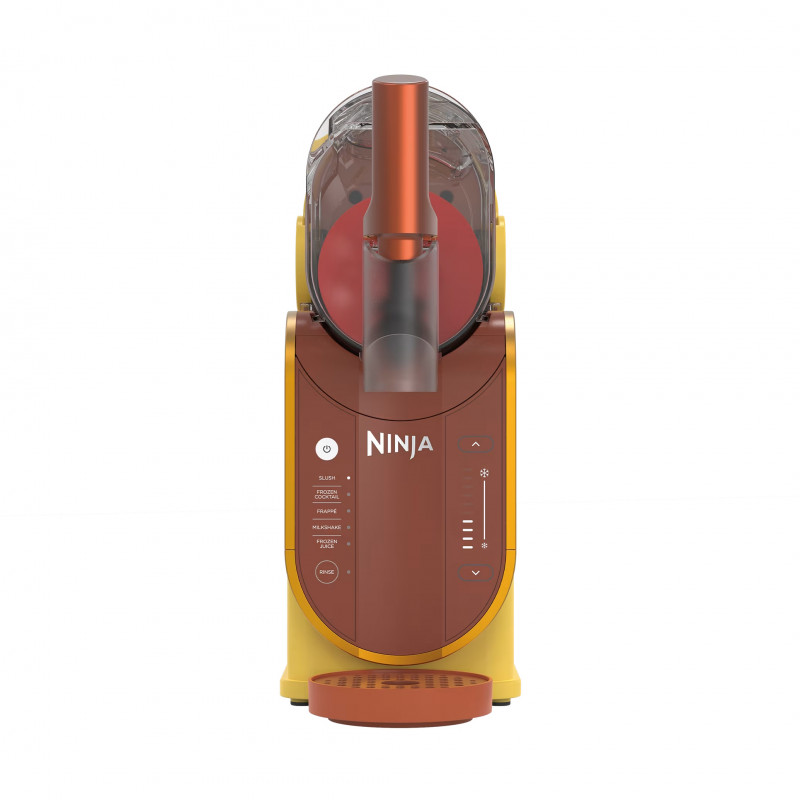 Уред за ледени напитки Ninja Slushi FS301EUOR, 200W, 5 режима, Капацитет 1.9 л, RapidChill, Whisperchill, Оранжев