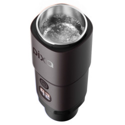Преносима еспресо машина Wacaco Pixapresso, 20 bar, 9000 mAh, 120 мл, Мляно + капсули, LED тъч контрол, Тъмно бордо