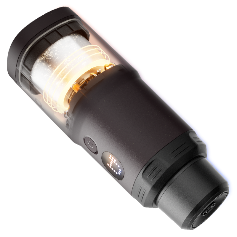 Преносима еспресо машина Wacaco Pixapresso, 20 bar, 9000 mAh, 120 мл, Мляно + капсули, LED тъч контрол, Тъмно бордо