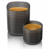 Преносима еспресо машина Wacaco Pixapresso, 20 bar, 9000 mAh, 120 мл, Мляно + капсули, LED тъч контрол, Тъмно бордо