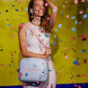 Хладилна чанта Polarbox Pop, 6 литра, Включени 2 кутии за обяд, Запазва студено до 24 часа, Син/Розов