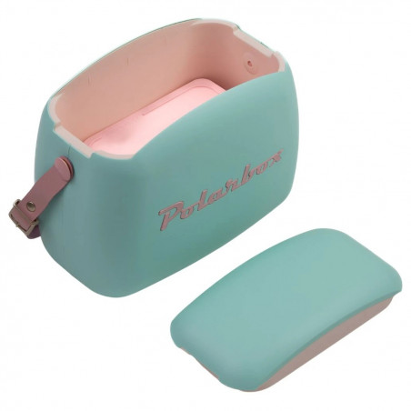 Хладилна чанта Polarbox Pop, 6 литра, Включени 2 кутии за обяд, Запазва студено до 24 часа, Син/Розов