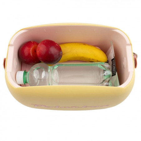 Хладилна чанта Polarbox Pop, 6 литра, Включени 2 кутии за обяд, Запазва студено до 24 часа, Син/Розов