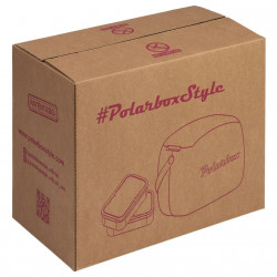 Хладилна чанта Polarbox Pop, 6 литра, Включени 2 кутии за обяд, Запазва студено до 24 часа, Син/Розов