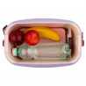 Хладилна чанта Polarbox Pop, 6 литра, Включени 2 кутии за обяд, Запазва студено до 24 часа, Лилав/Оранжев